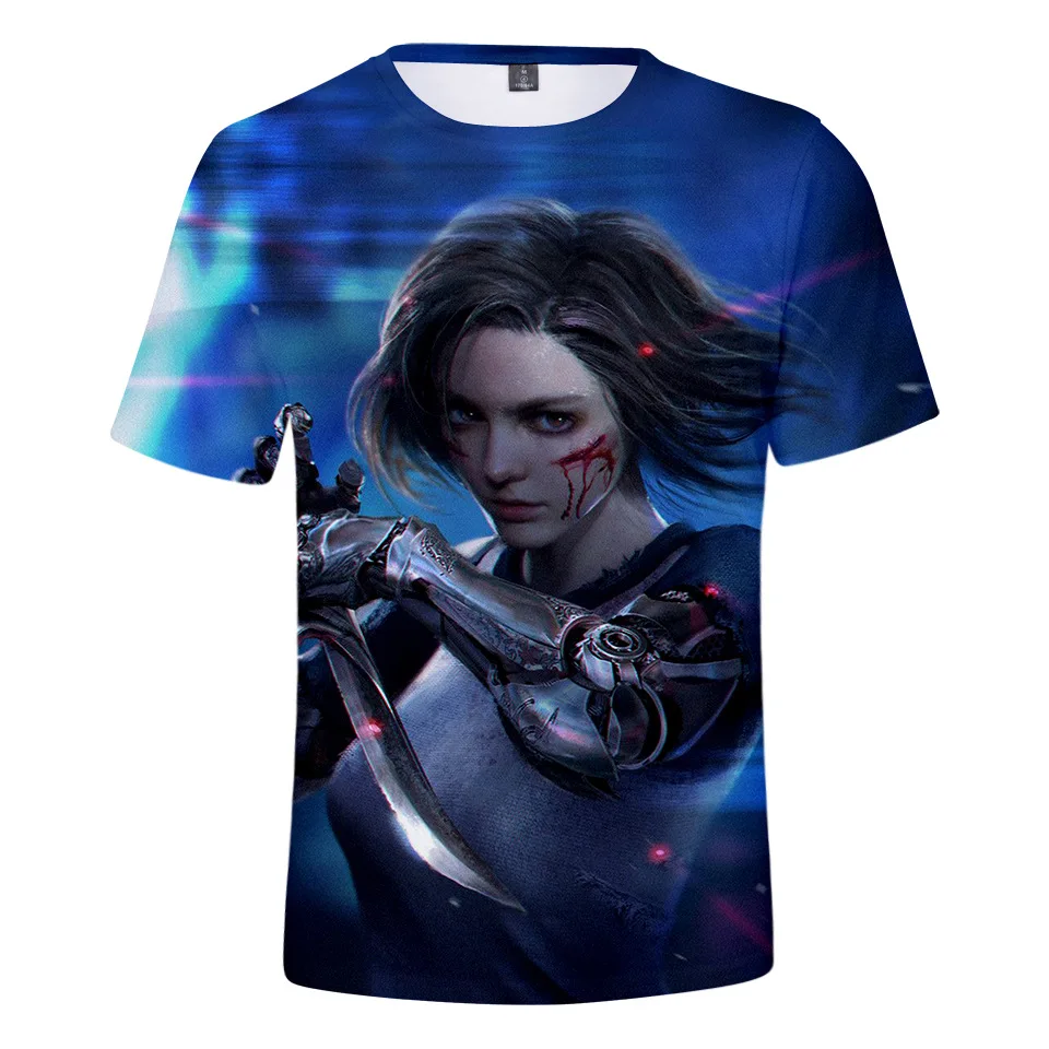 Женская футболка с 3D принтом Alita Battle Angel Fighting уличная в стиле хип хоп 2019|Костюмы из