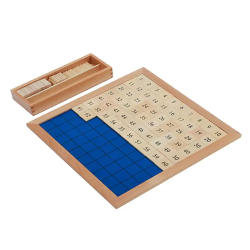 

Wooden Montessori Toys Math Hundred Board Preschool Educational Learning Toys For Kids Birthday Gift E2264Z