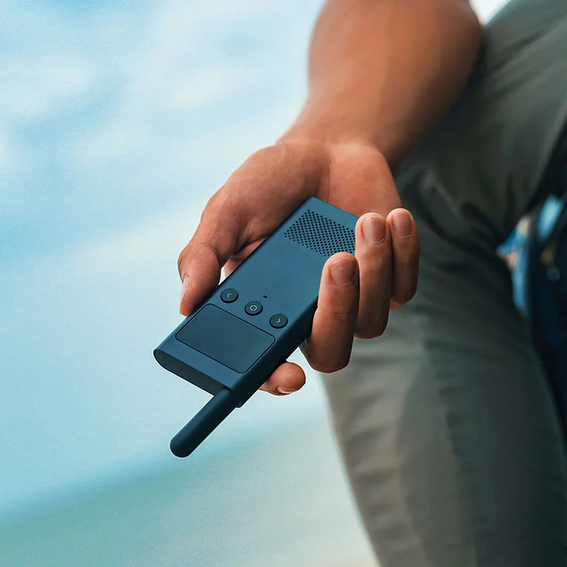 MI Mijia 1S Smart Walkie Talkie с fm-радио динамик смартфон приложение расположение поделиться Bluetooth переговорные USB перезаряжаемые