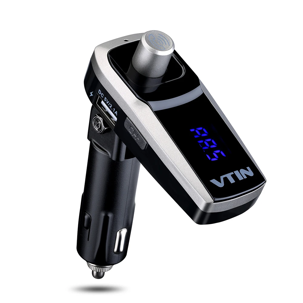 VicTsing Bluetooth FM Transmitter Car Kit Wireless Radio Car MP3 Player Bluetooth FM Transmitter Modulator Cheap Price           (2)