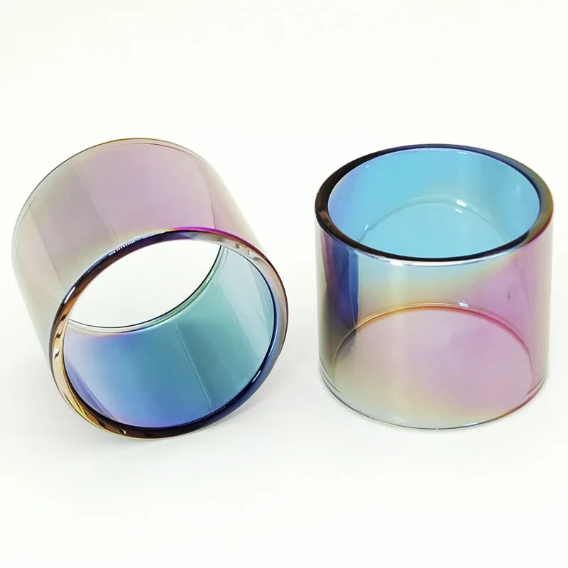 

2pcs Rainbow Replacement Glass Tube For Vandy Vape Kylin Mini rta Atomizer 24.5* 21mm Electronic Cigarette Tank