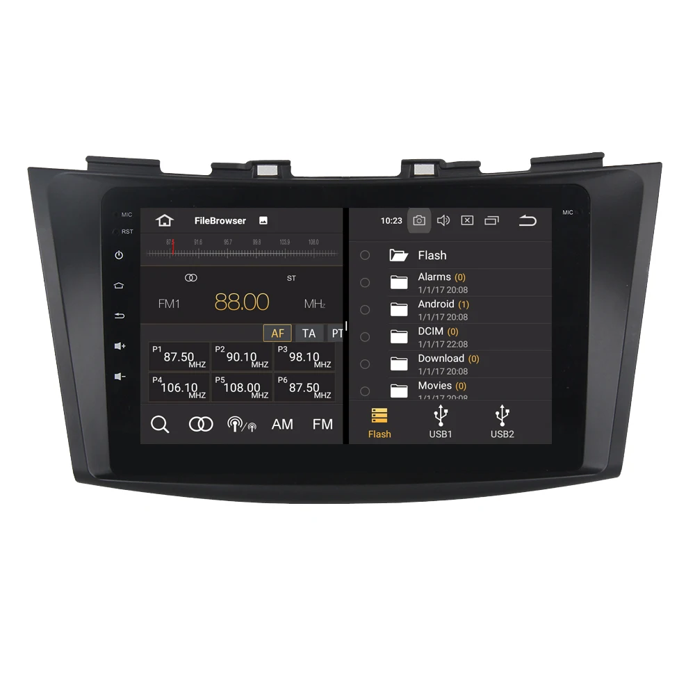 

RoverOne Android 8.0 Octa Core Car Radio GPS Navigation For Suzuki Swift Ertiga 2011 - 2016 Touchscreen Multimedia Player NO DVD