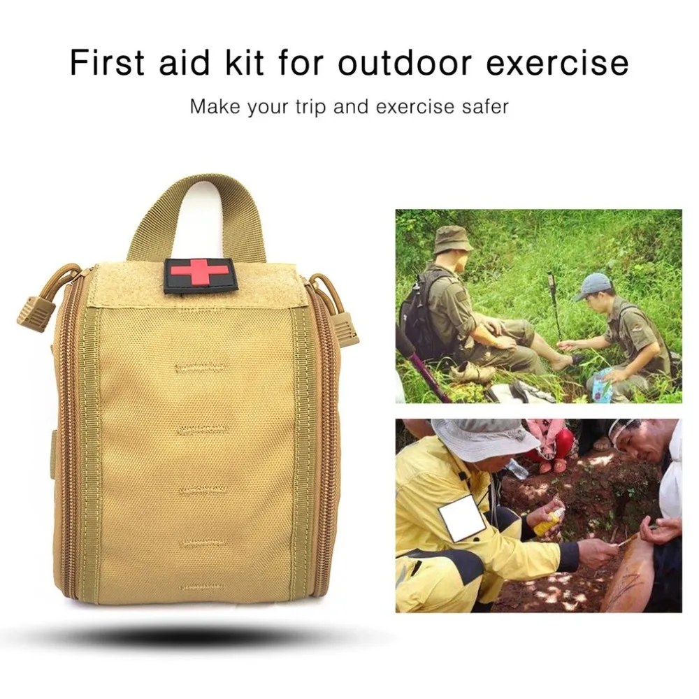 

First Aid bag Medical Bag For Outdoor Sports Travel Camping Hiking Tactical Multifunctional Bag Emergency Survival Empty Bag