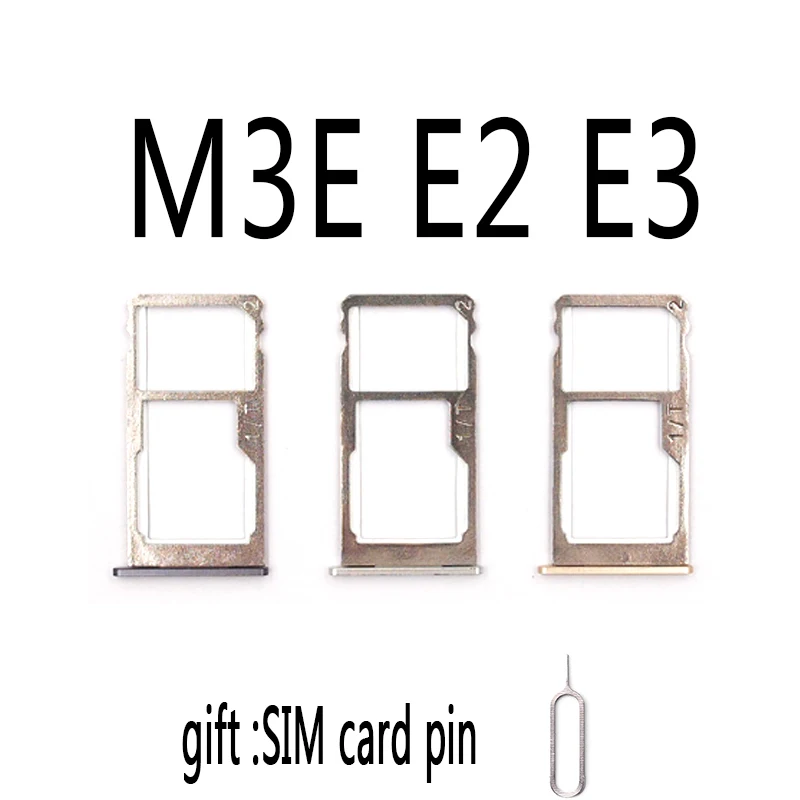 

SIM Card Tray Slot For Meizu M3E E2 E3 free shipping