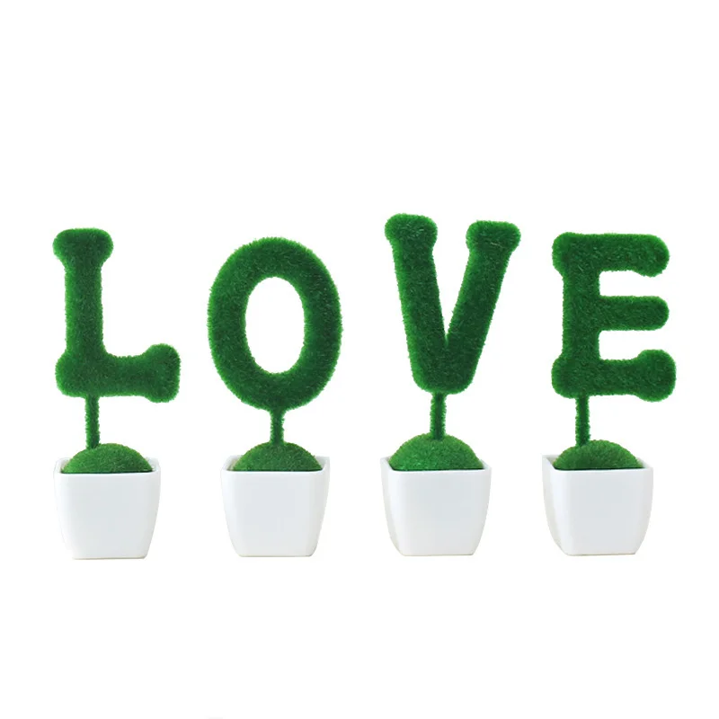 

1Set Creative Plastic Plant Model Small Fresh Simulation Plastic Plant Decor Wedding Home Decoration Accessories Birthday Gifts