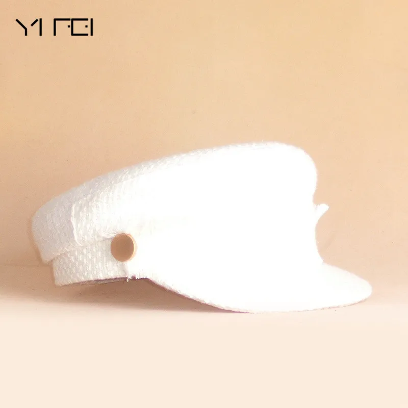 

2018 New Arrivals Navy Cap For Women Fashion Brand Vintage Boina Autumn Winter Newsboy Caps S/M/L Size Women's Beret Hat