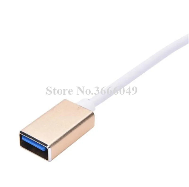 200 шт. USB-C 3,1 Тип C штекер USB 3,0 кабель адаптер OTG синхронизации данных зарядное устройство аксессуары связки для OnePlus 3 2 для lenovo