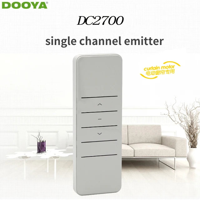 Dooya Sunfloer Smart Home ผ้าม่านมอเตอร์รีโมทคอนโทรล DC2700 Single-Channel Emitter 1