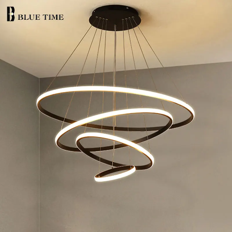  Home Modern LED Ceiling Lights For Dining Room Bedroom Kitchen Living Room White/Black/Golden/Coffe - 32992509353