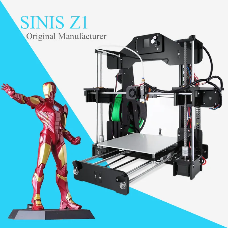 

2019 Upgraded High Precision Desktop 3D Printer Home and Office Use Desktop Self Assembly Acrylic Frame Printing 220*220*240mm