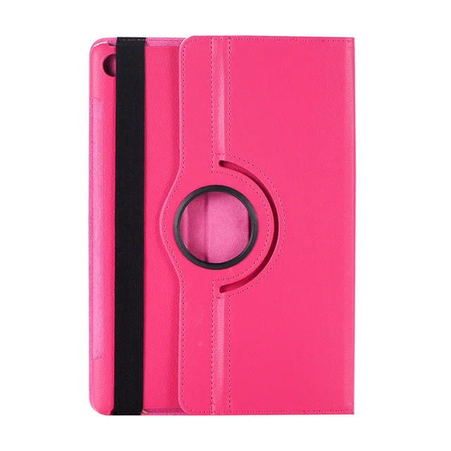 rose red Вращающийся на 360 Градусов Кожаный чехол для huawei MediaPad M5 10,8 10 Pro дюймов CMR-AL09 CMR-W09 смарт-подставка флип-чехол для планшета+ пленка+ ручка - Цвет: rose red