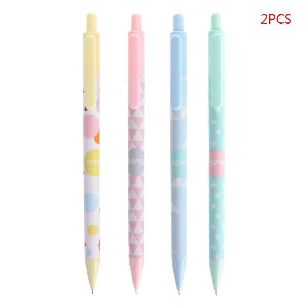 

2x Sweet Mechanical Press Pencil Automatic Pen School Office Supplies Stationery