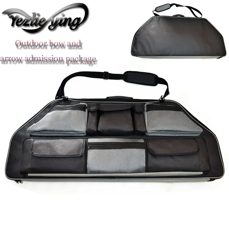 Bolsa de Armazenamento Engrenagem Apto Arco Composto Bolsa Quiver Multifuncional Caça Besta x 4 Arco e flecha