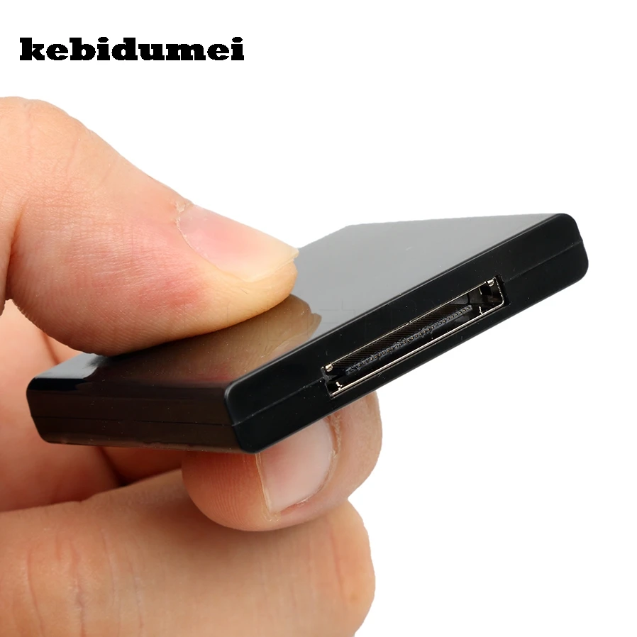 

kebidumei Pocket Bluetooth A2DP Music Audio 30 Pin Receiver Adapter for Smart Phone Speaker Dock Audio Music Receiver