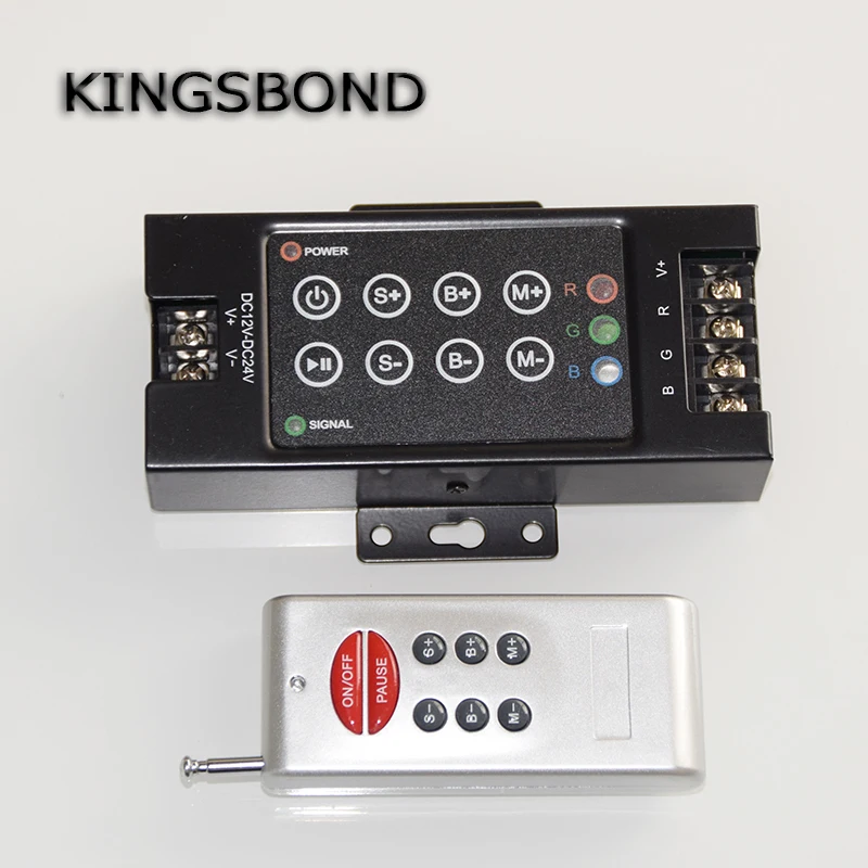 

12V-24V Led RF 8 key RGB controller dimmer Touch switch for LED strip lights