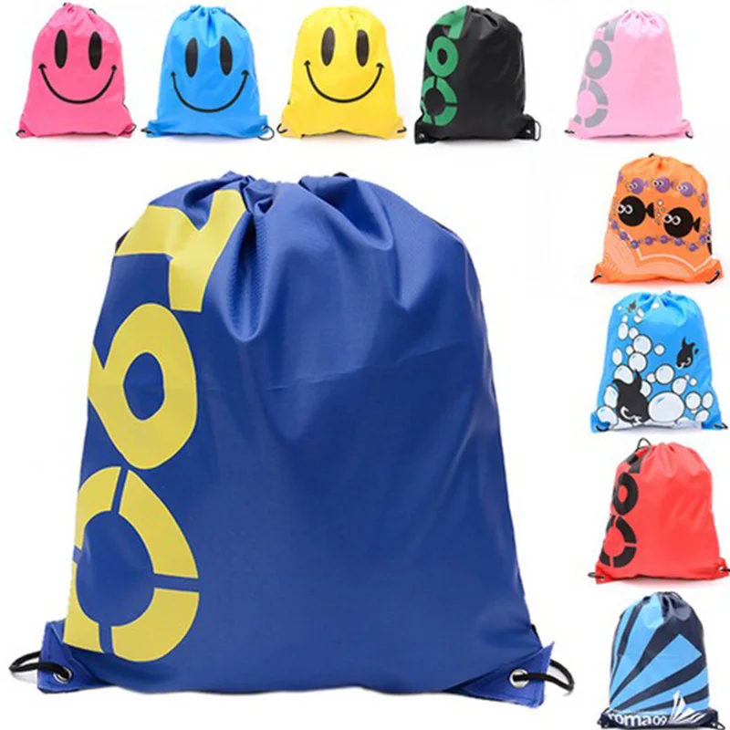 1pc Waterproof font b Drawstring b font Backpack Outdoor Travel Organizer Housekeeping Pouch Storage font b