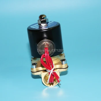 

Free Shipping 2018 New Brass 12V DC 1/2" Electric Solenoid Valve Water Air Fuels Gas Normal Closed