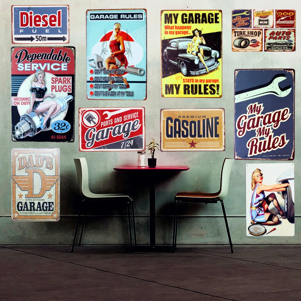 Wholesale GARAGE Rules Vintage Metal Tin Signs Home Decor ... Wholesale GARAGE Rules Vintage Metal Tin Signs Home Decor ... on Garage Decoration
id=50068