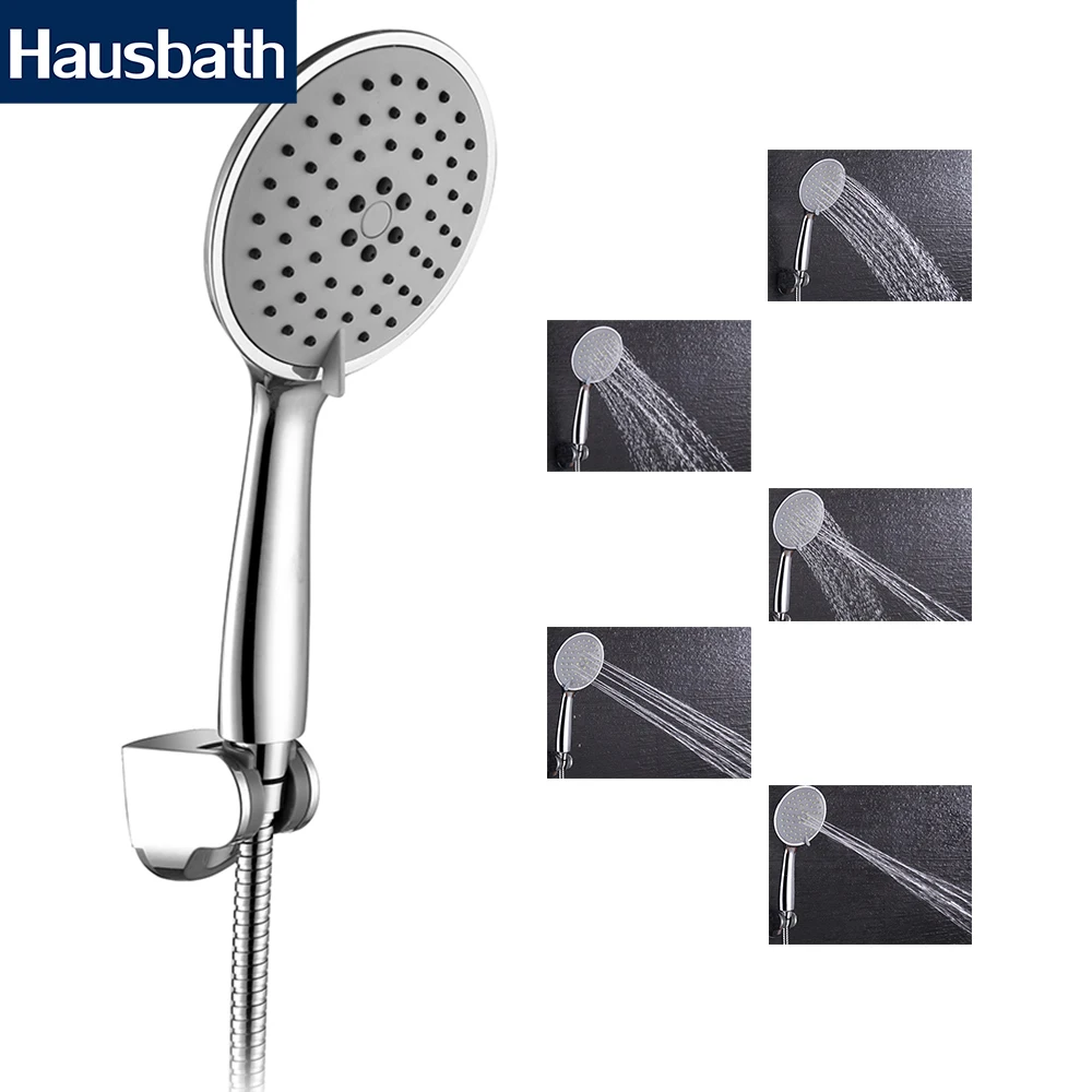 

Hand Shower Head Set Rainfall Bath With Holder Hose Rainfall Chrome Finished Bathroom Shower Head Water Booster Sprinkler