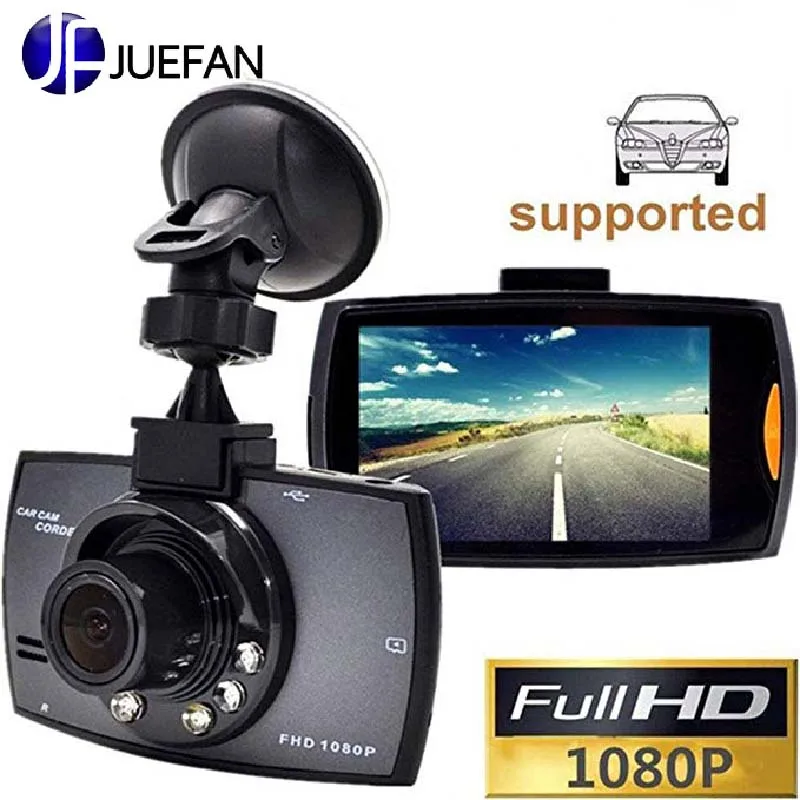 Автомобильный видеорегистратор JUEFAN 2 4 &quotHD 1080P с камерой ночного