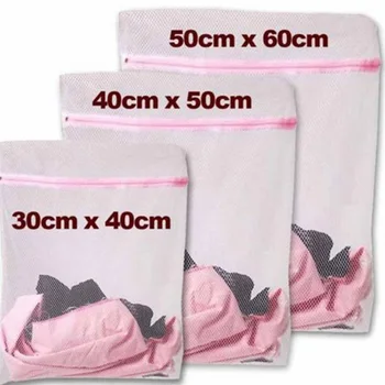 

3pcs Set Clothes Wash Mesh Net Bag Basket For Washing Machine Laundry Bra Aid Lingerie Chest washing bag LXY9 JY18