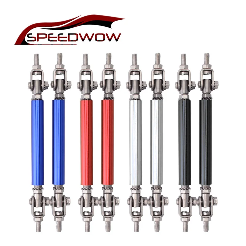 

SPEEDWOW Universal Adjustable Front Rear Bumper Lip Splitter Rod Car Bumper Protector Lip Rod Tie Support Bar