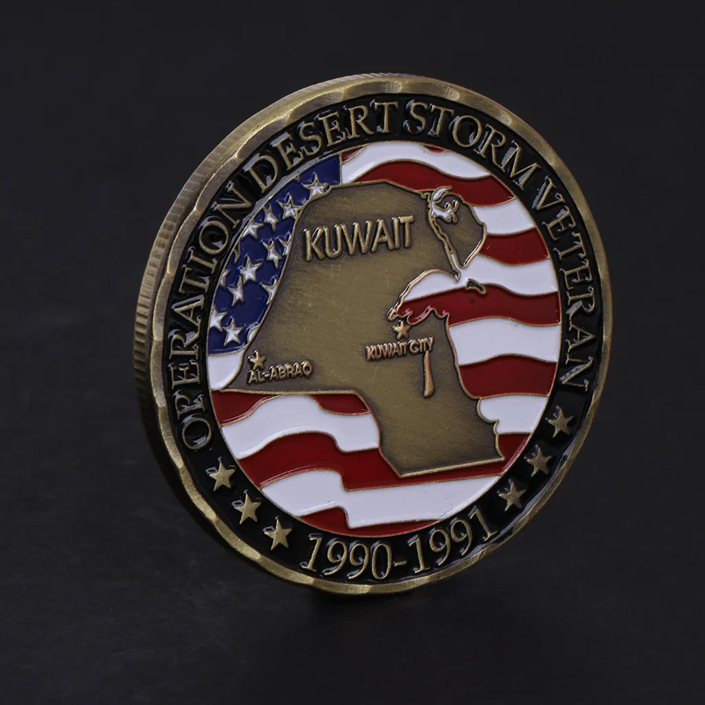 

2018 New Commemorative Coin Kuwait Map Collection Arts Alloy Drop Shipping Support