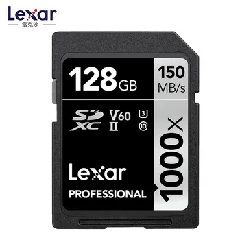 

Lexar 1000X SD Card 32GB 64GB SDHC 128GB 256GB SDXC U3 Card 150MB/s Class 10 1000X SD Memory Card For 3D 4K video Camera