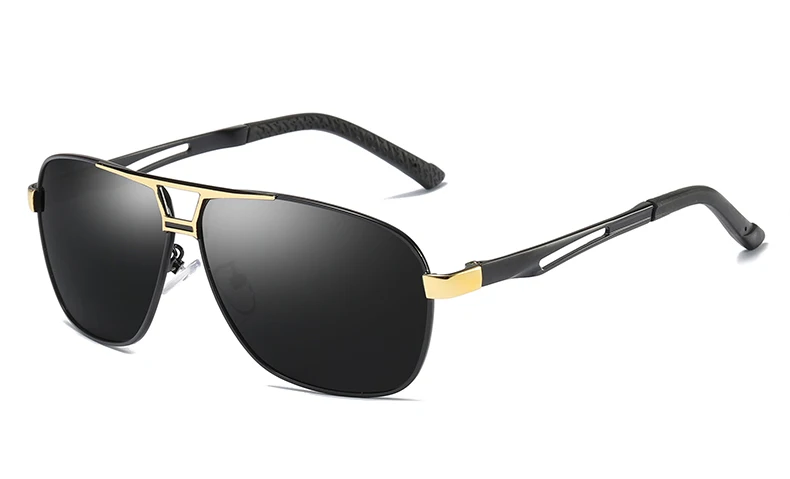 VEVAN, высокое качество, поляризационные солнцезащитные очки, мужские, UV400, солнцезащитные очки для вождения, мужские, Ретро стиль, квадратные, oculos gafas de sol hombre - Цвет линз: gray