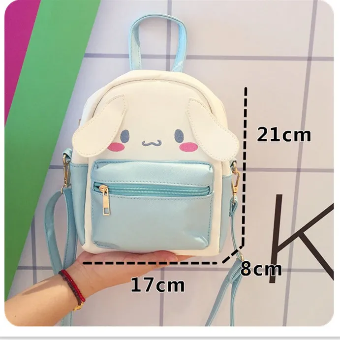 Мультфильм аниме Моя Мелодия большие уши Cinnamoroll Собака модный рюкзак ПУ для детей