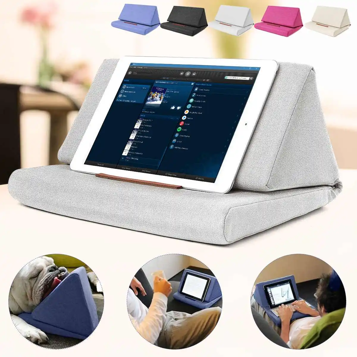 Multi Function Laptop Cushion Holder Colorful Lapdesk Tablet Stand