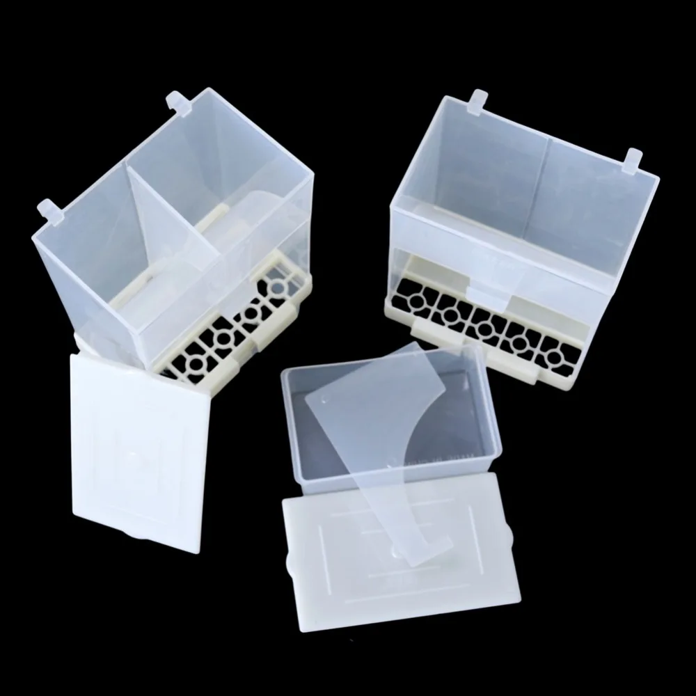 Parrot Feeder Bird Feeding Box Bird Cage Accessories Prevention Splash Pigeon Supplies 1 Pc