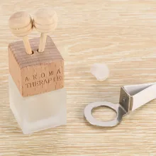 Новинка, автомобильный освежитель воздуха, подвесная стеклянная бутылка для эфирных масел, автомобильный флакон для духов, Хрустальный автомобильный Стайлинг, автомобильный пустой кулон для духов