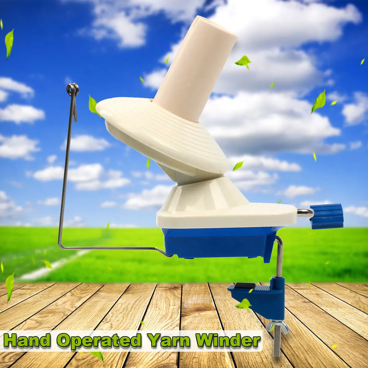 

Hand Operated Yarn Winder Fiber Wool String Ball Thread Skein Cable Winder Machine for DIY Sewing Making Repair Craft Tools