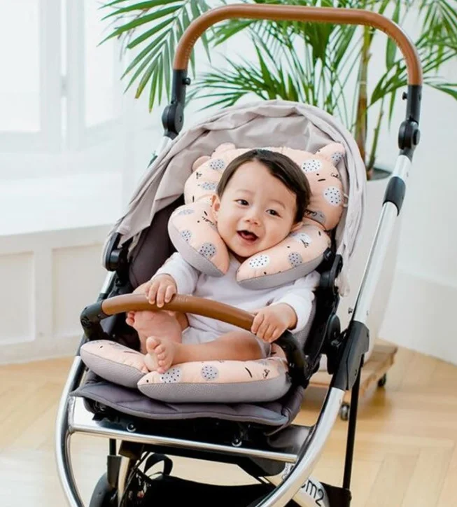 

Pudcoco 1-4T Baby U-Shape Head Neck Support Headrest Travel Car Safety Seat Prams Pushchair Pillow Stroller Cushion