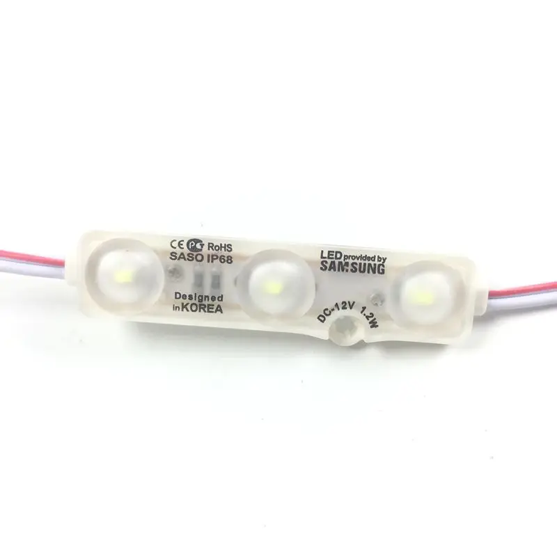 Холодный белый samsung модуля СИД световая рекламная лампа 5730 SMD 1,2 W 3 светодиода знак задняя светильник s Водонепроницаемый для письма канала