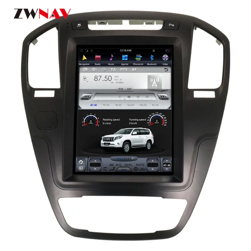 Best ZWNAV Android 8.1 4GB+64GB Car GPS Radio No DVD Player Navigation For Opel Insignia Vauxhall Holden CD300 CD400 Stereo Headunit 3