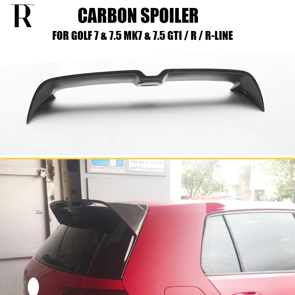 Спойлер на задний багажник из углеродного волокна крыло для Volkswagon Golf 7 5 MK7 7. R & line