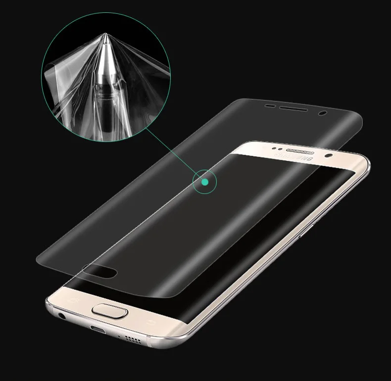 

3D curved Round Edge Full cover Screen Soft PET Film For Samsung Galaxy S7 Edge S6 Edge S8 Note 8 Earphone Accessories