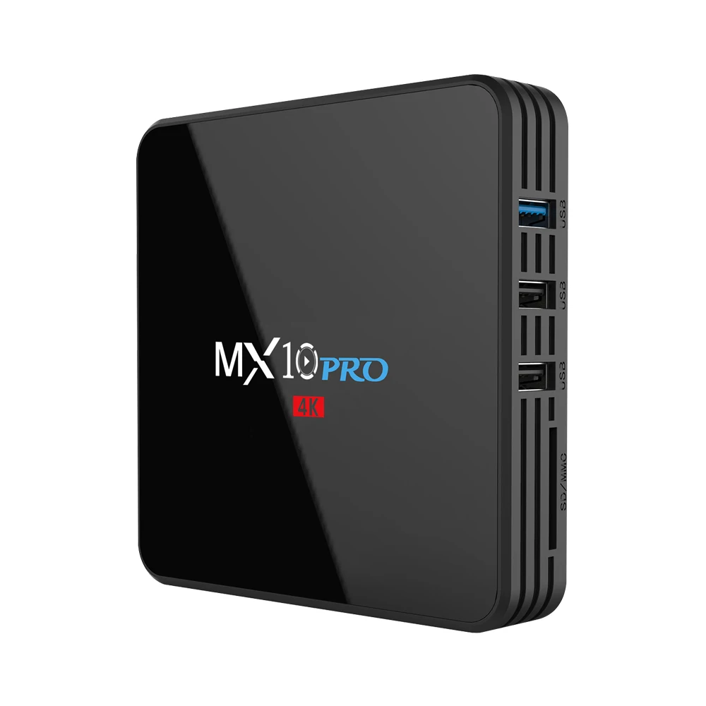 MX10 Pro 4GB RAM 32GB ROM With LED display screen Android 7.1 TV BOX RK3328 4K HDR Smart Box 2.4G/5G WIFI USB 3.0 Bluetooth MX10 Pro 4GB RAM 32GB ROM With LED display screen Android 7.1 TV BOX RK3328 4K HDR Smart Box 2.4G/5G WIFI USB 3.0 Bluetooth