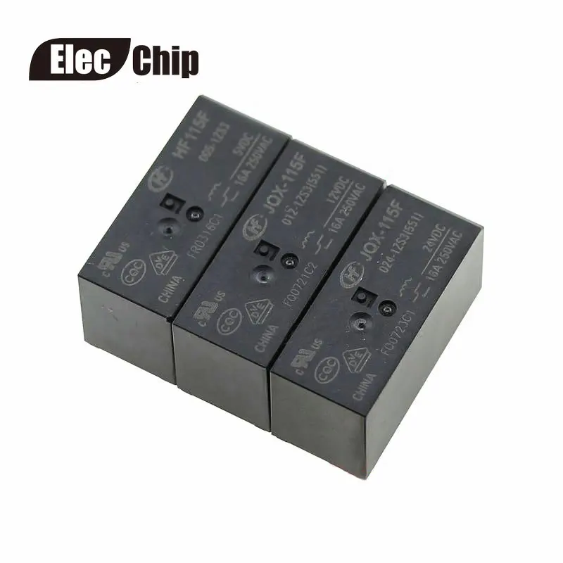 5PCS Relays HF115F JQX 115F 005 1ZS3 JQX 115F 012 1ZS3 JQX 115F 024 ...
