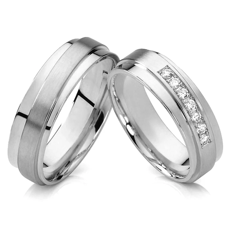 Rainbow Couples Band With Round I Diamond Si Diamond 0 07 Carats Round I Diamond In 14k White Gold Diamondere