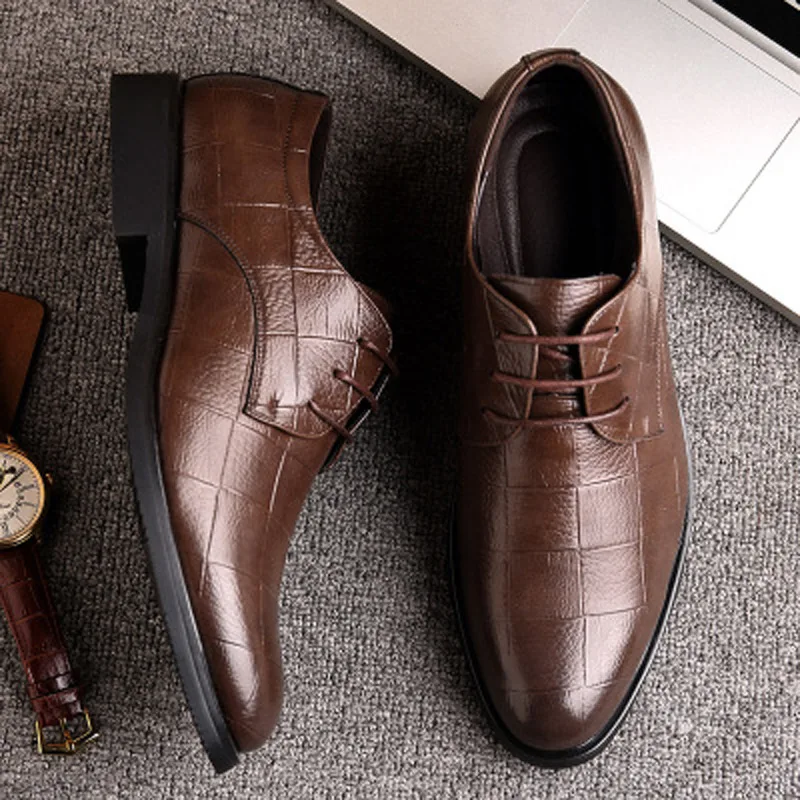 

Male Business Dress Leather Wear-resisting Male Leather Casual Shoes Men Fashion Hot Selling Men Shoes Leather