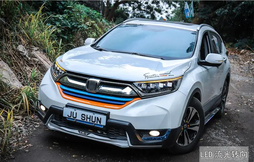 2019y автомобильный Бумер головной свет для Honda CR-V CRV фары автомобильные аксессуары светодиодный DRL Противотуманные фары для CR V CRV фары