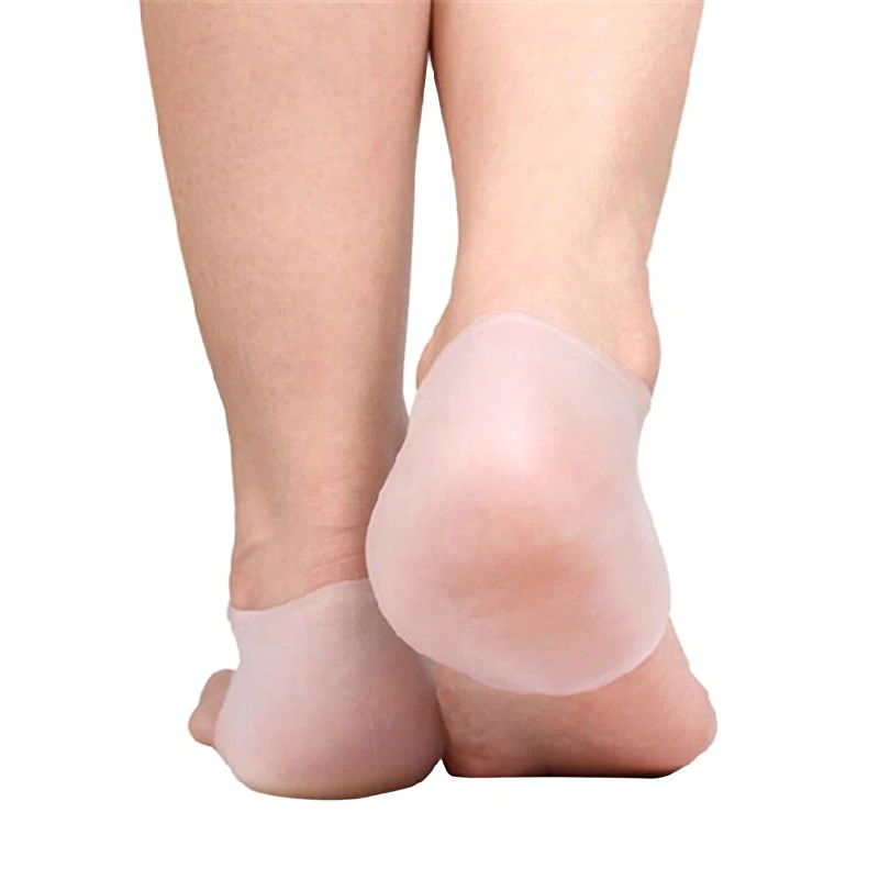 1 пара для женщин и мужчин силиконовый инструмент для ухода за ногами увлажняющие Гелеобразные напяточники носки треснутый уход за кожей ног протекторы для ног удобные
