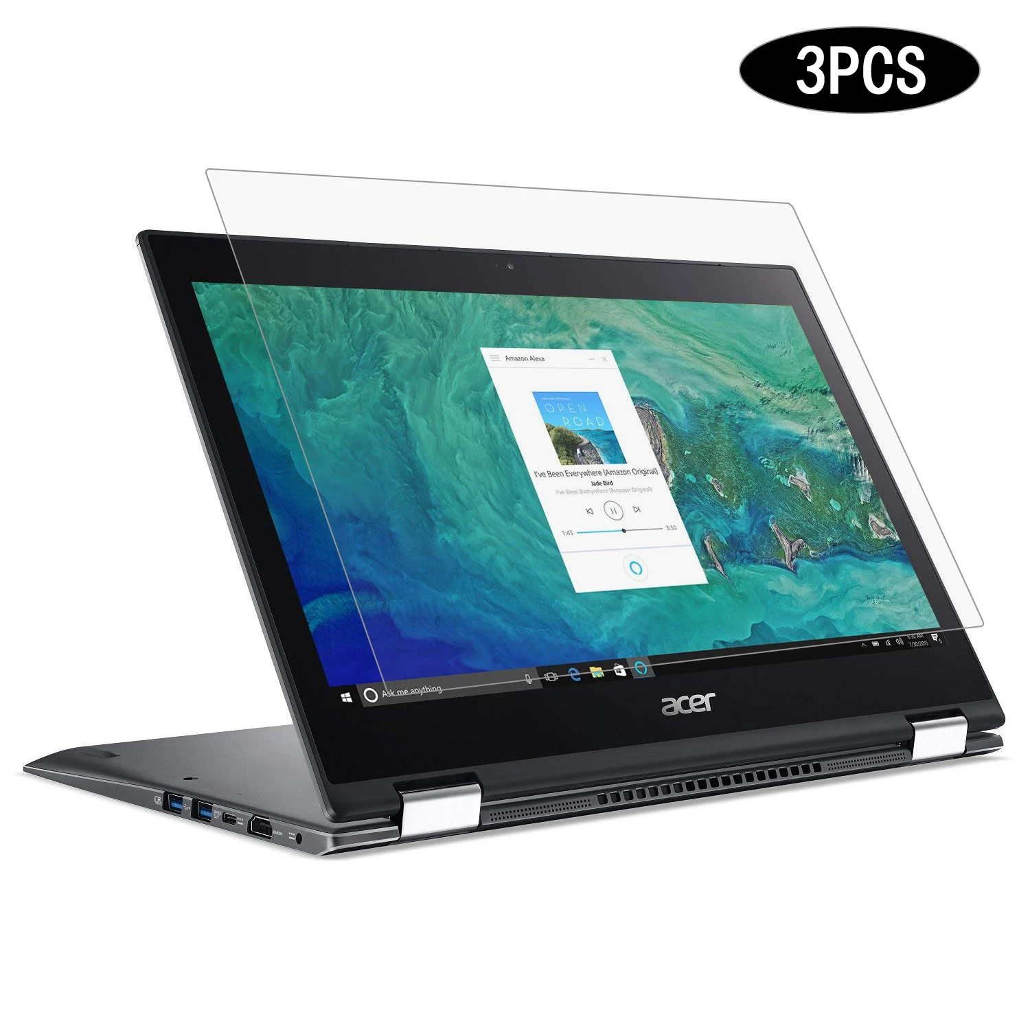 3pcs Universal HD Crystal Clear LCD Guard film Laptop Screen Protector