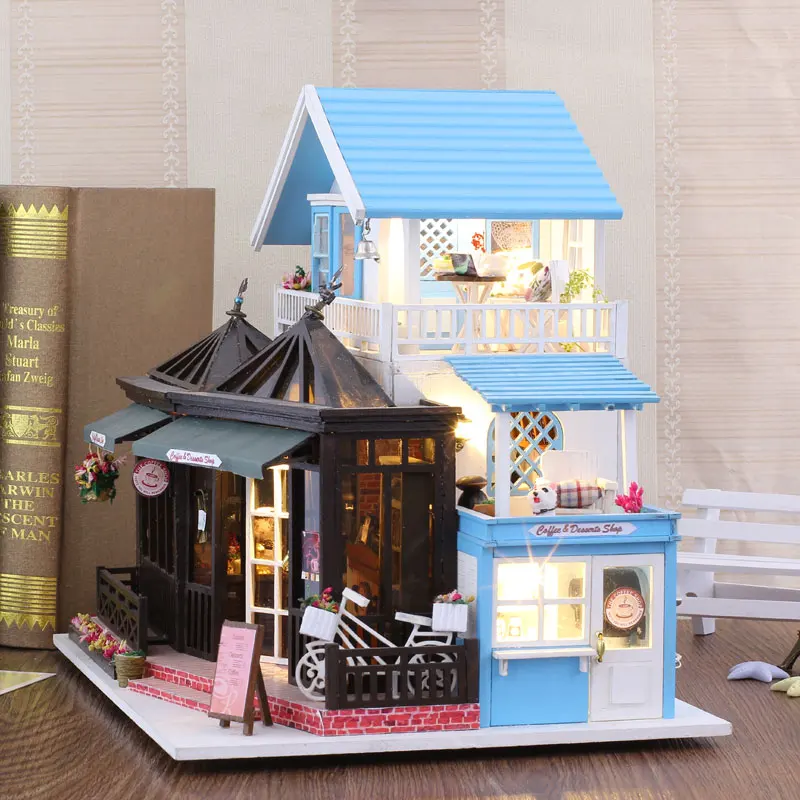 Sweet Coffee DIY 3D Miniature Dollhouse Kit