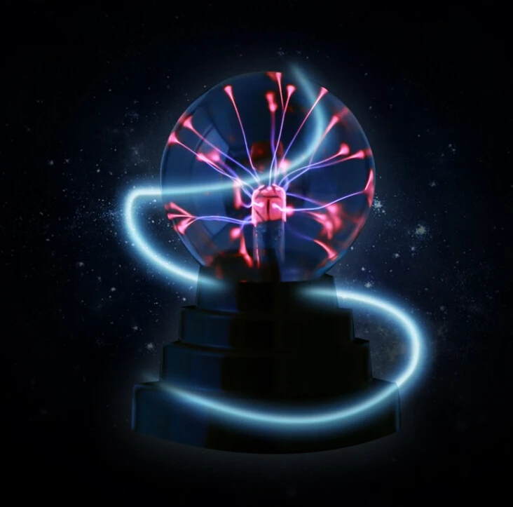 

Magic Plasma Ball Kids Room Party Christmas Decor Electrostatic Sphere Light Gift Lightning Crystal Touch Control