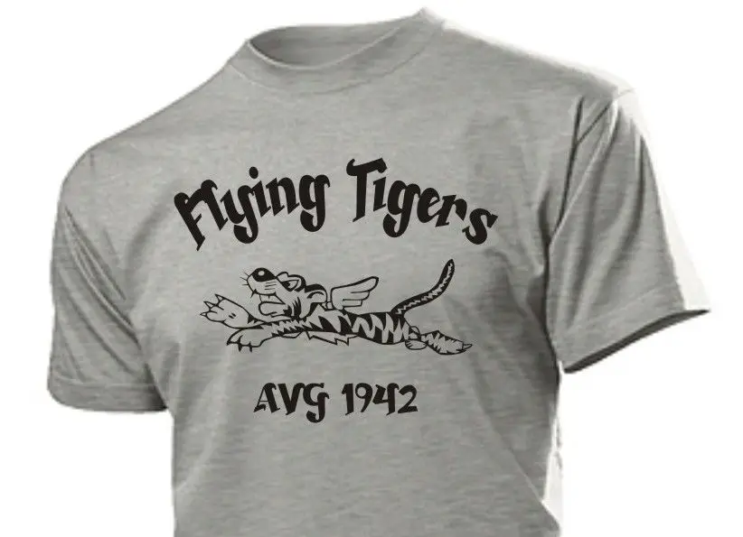 Подробные сведения футболка Летающие тигры AVG Китай 1942 летчиков Airforce USAAF USN USMC WK2 Gr