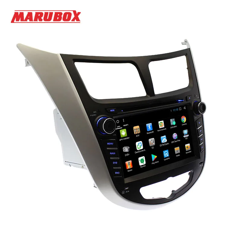 Sale Marubox Head Unit For HYUNDAI Solaris 2012-2016 Verna 2 Din Car Radio Android 8.1 GPS Navigation Multimedia Player 7A300DT8 1
